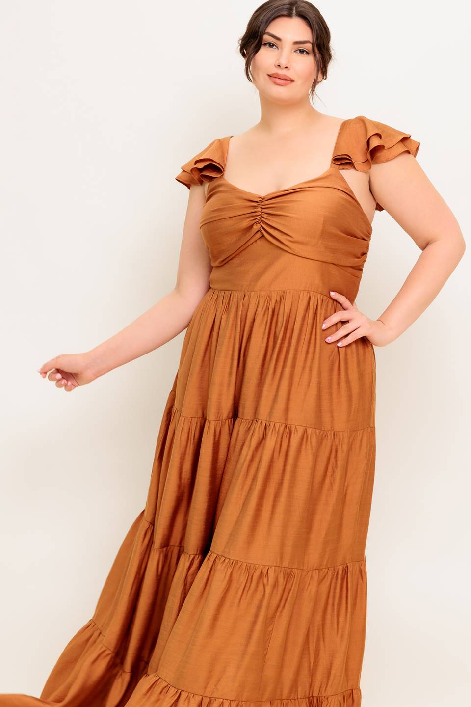 Summer Silk Woven Maxi Dress