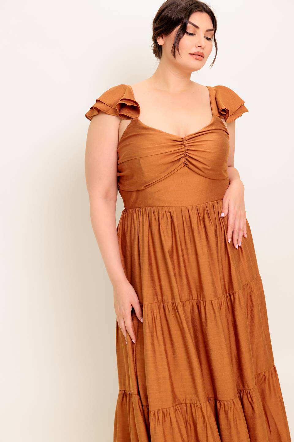 Summer Silk Woven Maxi Dress