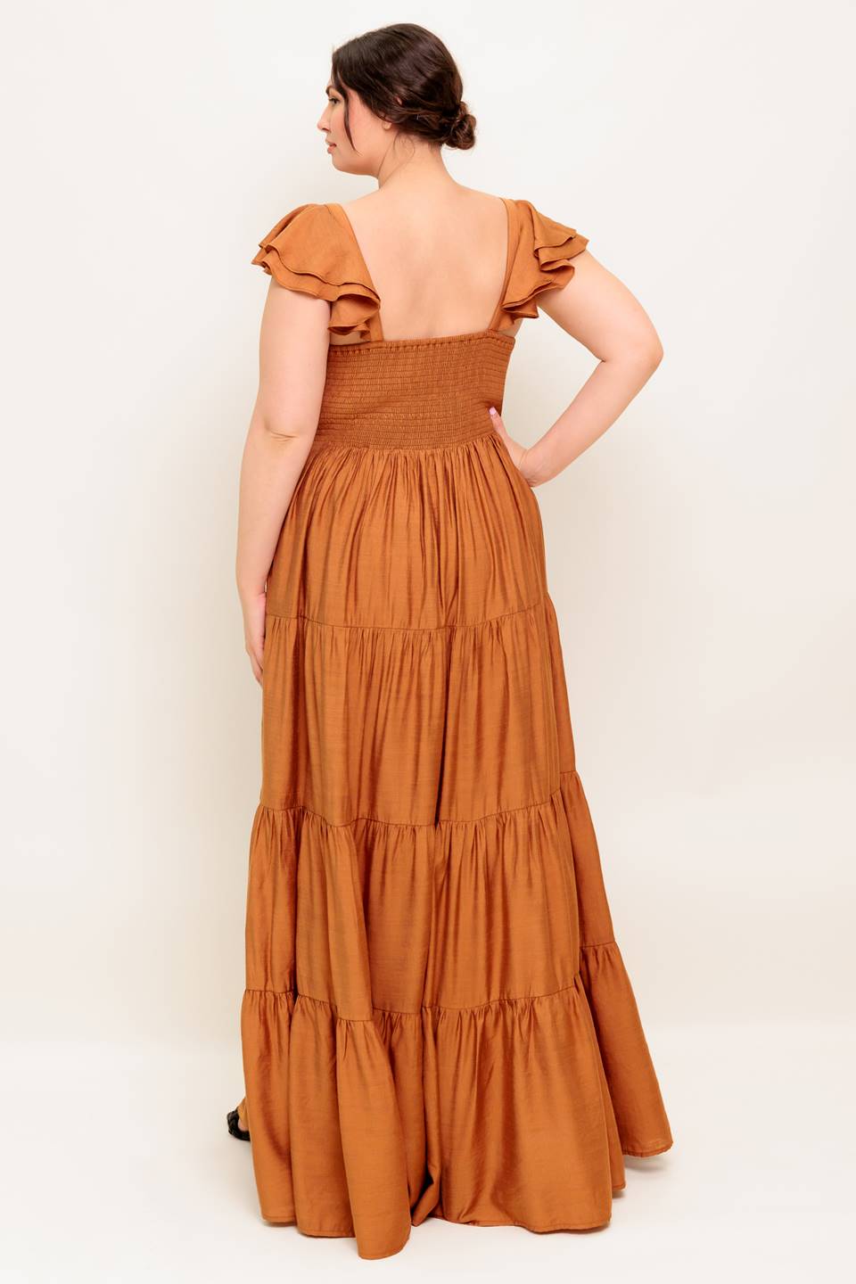 Summer Silk Woven Maxi Dress