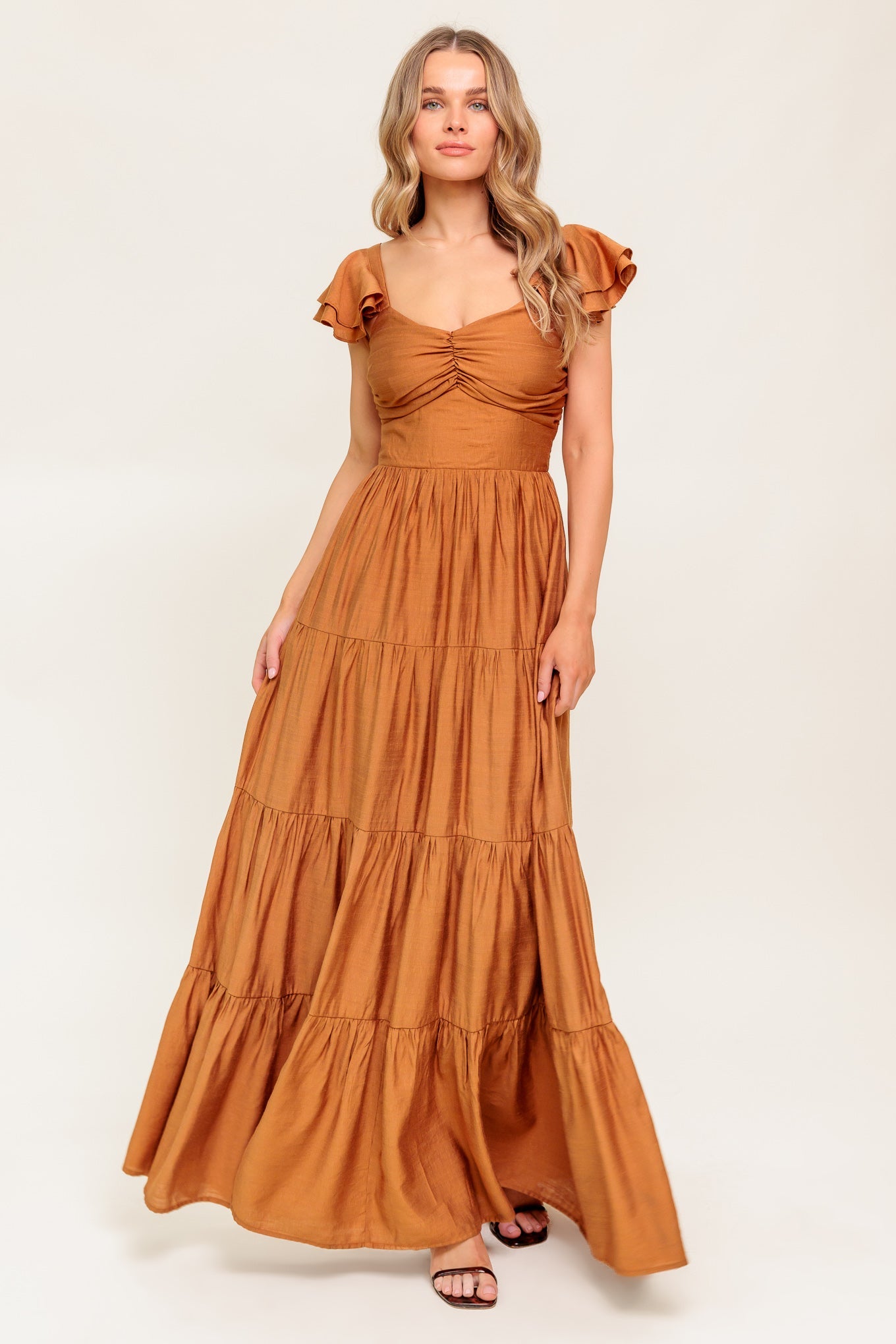 Summer Silk Woven Maxi Dress