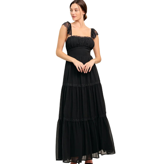 Forgotten Romance Lace Maxi Dress