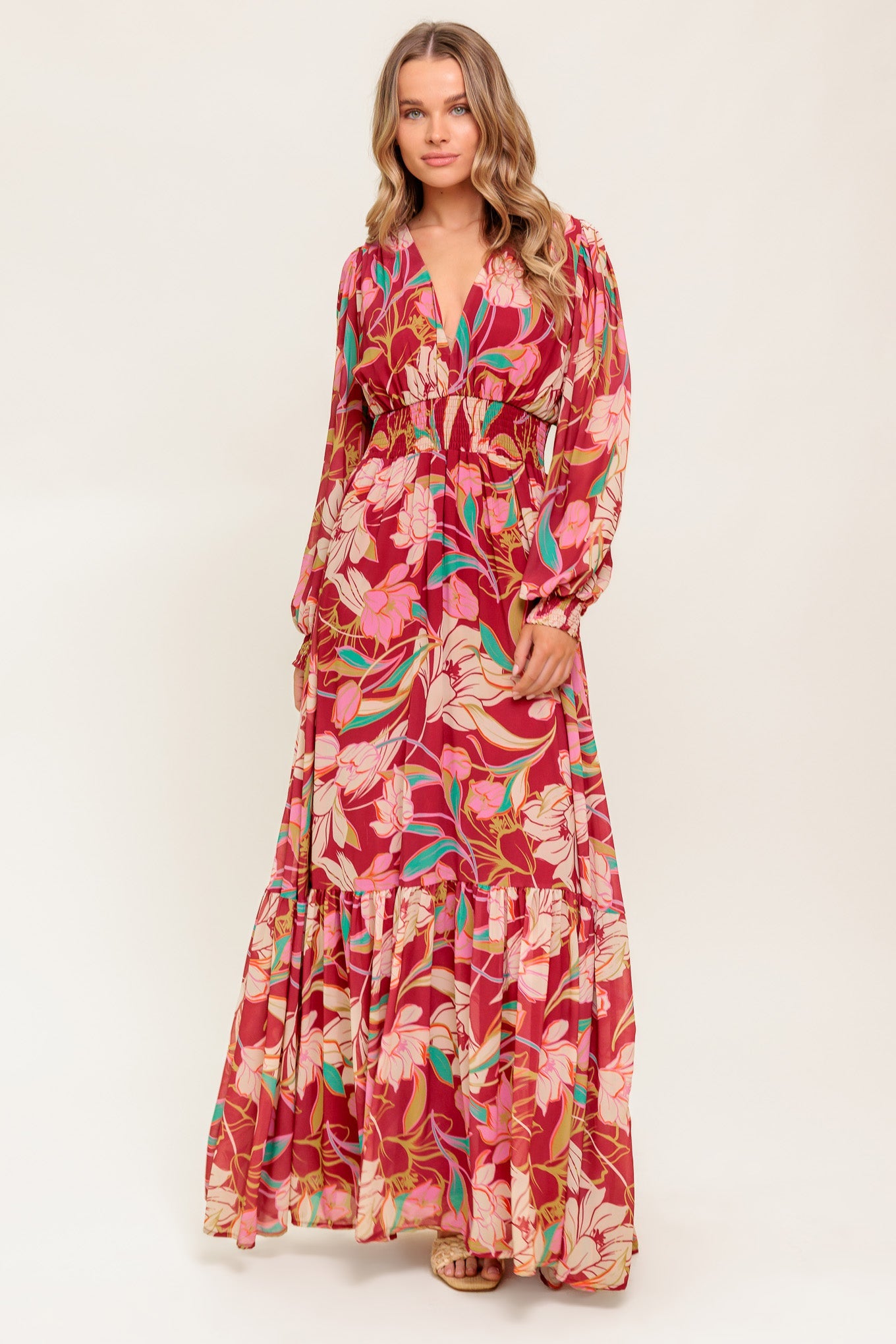 Annabelle Woven Maxi Dress