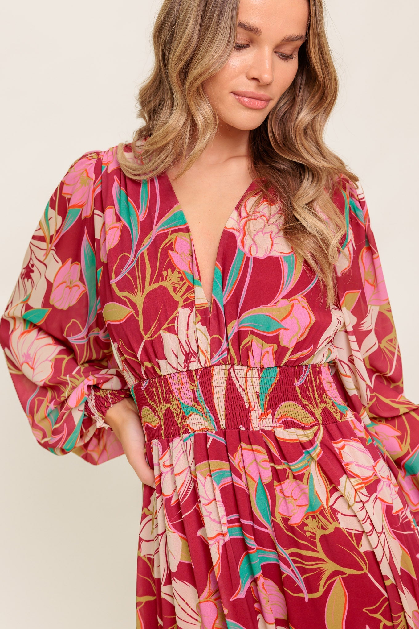 Annabelle Woven Maxi Dress