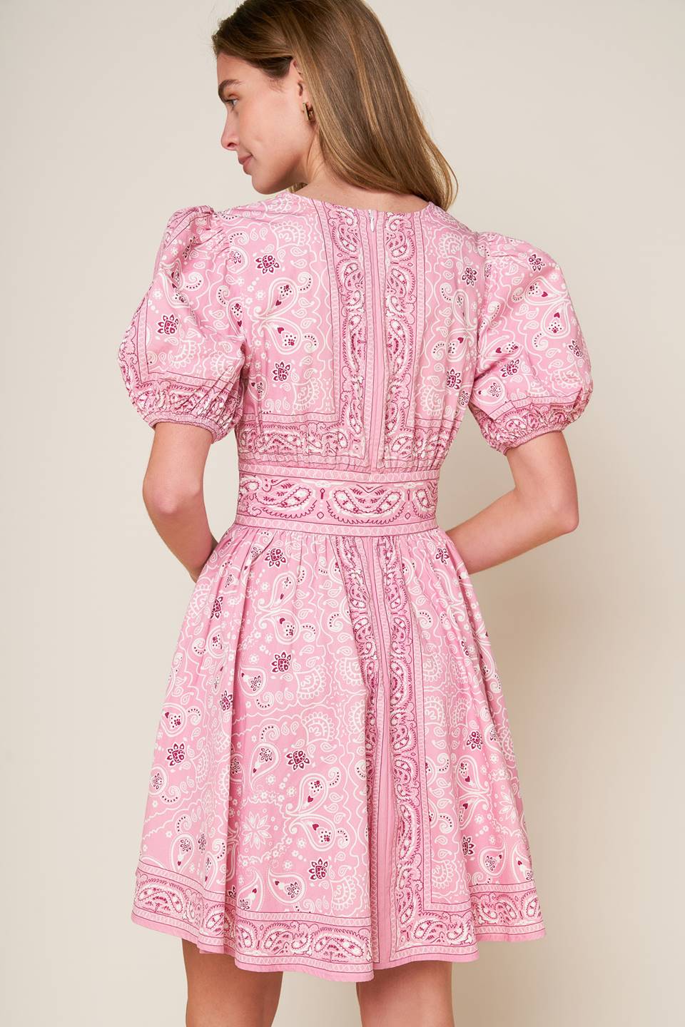 Priscilla Woven Mini Dress