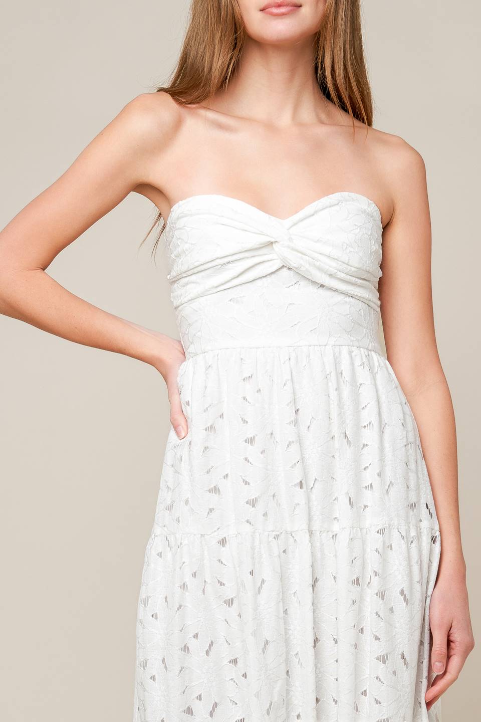 Winnie Woven Lace Maxi Dress