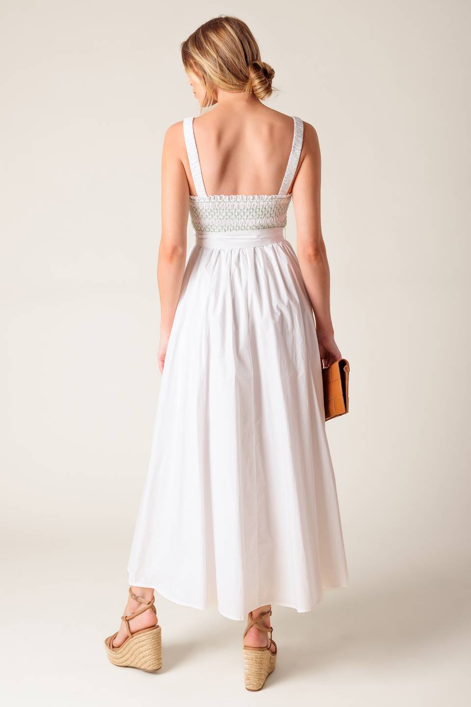 Romina Woven Midi Dress