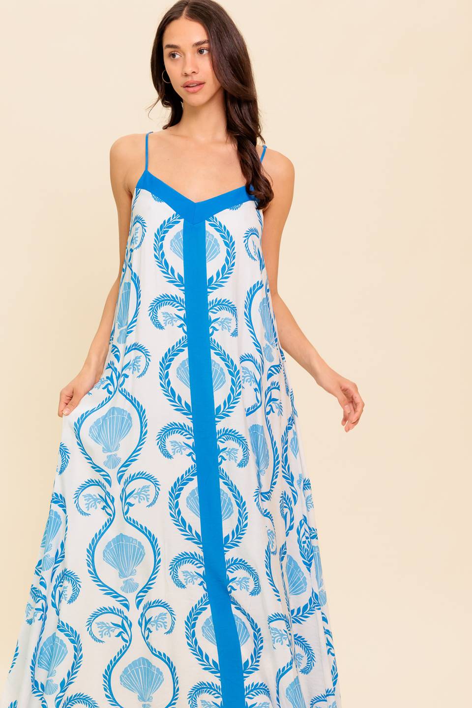 Weekend Getaway Blue Maxi Dress
