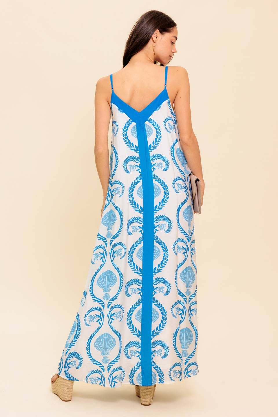 Weekend Getaway Blue Maxi Dress