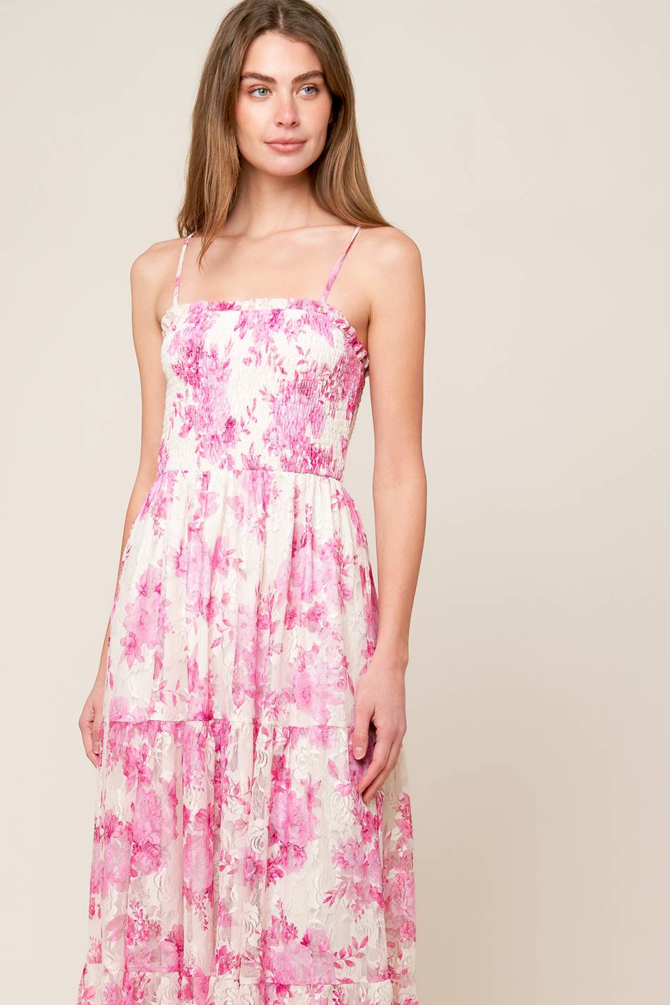 In This Moment Floral Maxi Dress