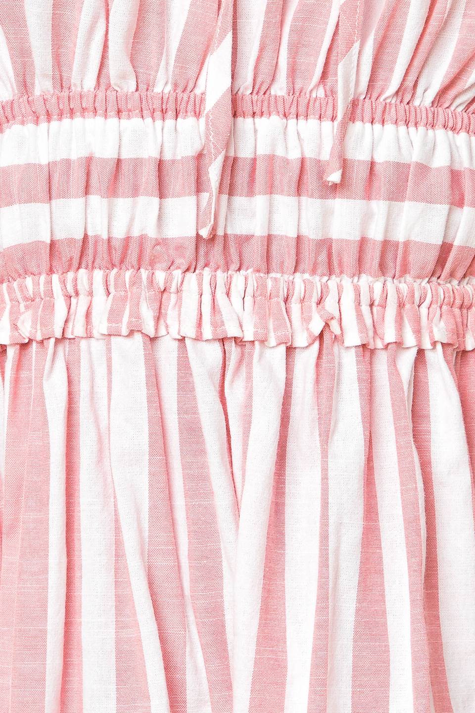 Peony Stripe Woven Maxi Dress
