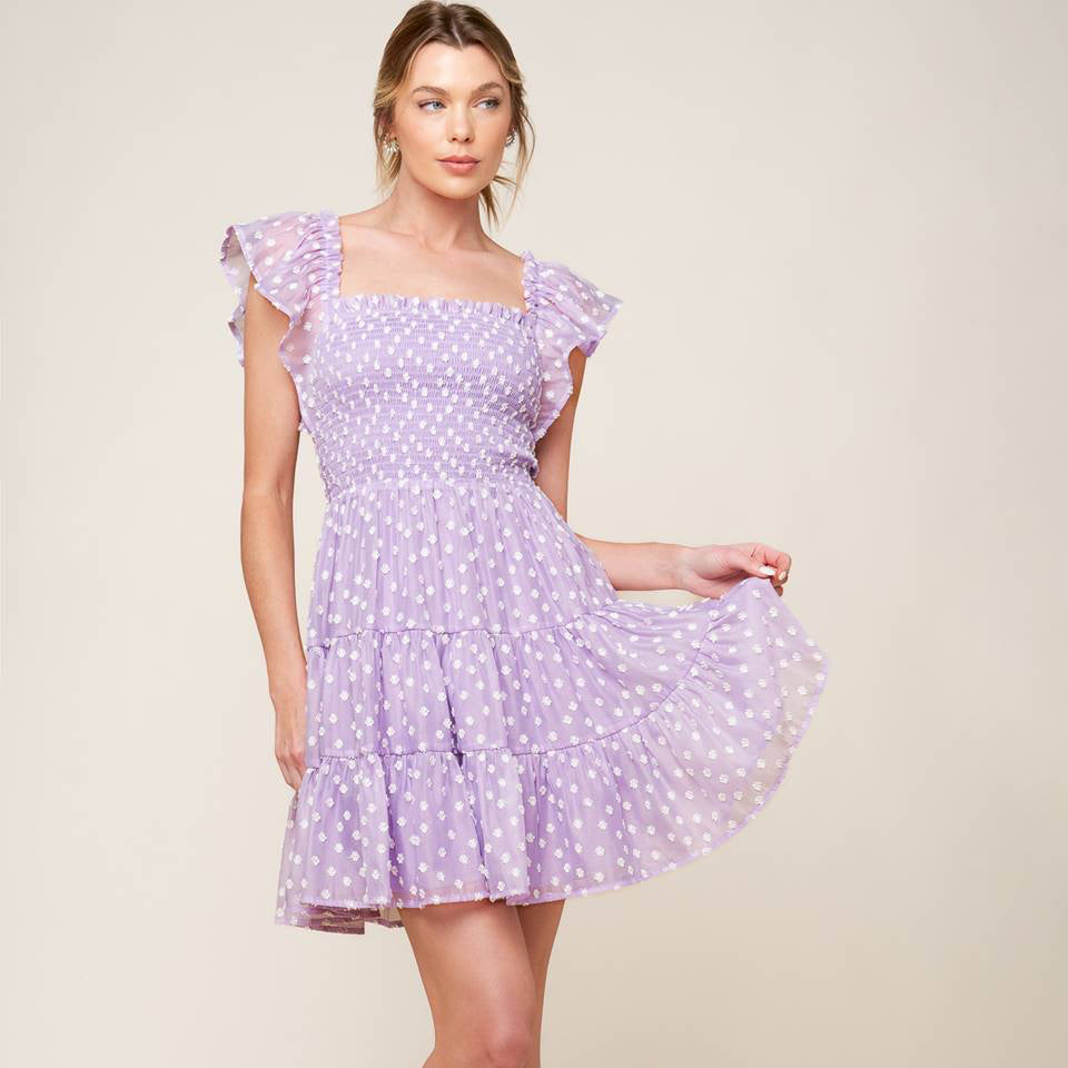 Playfully Posh Woven Mini Dress