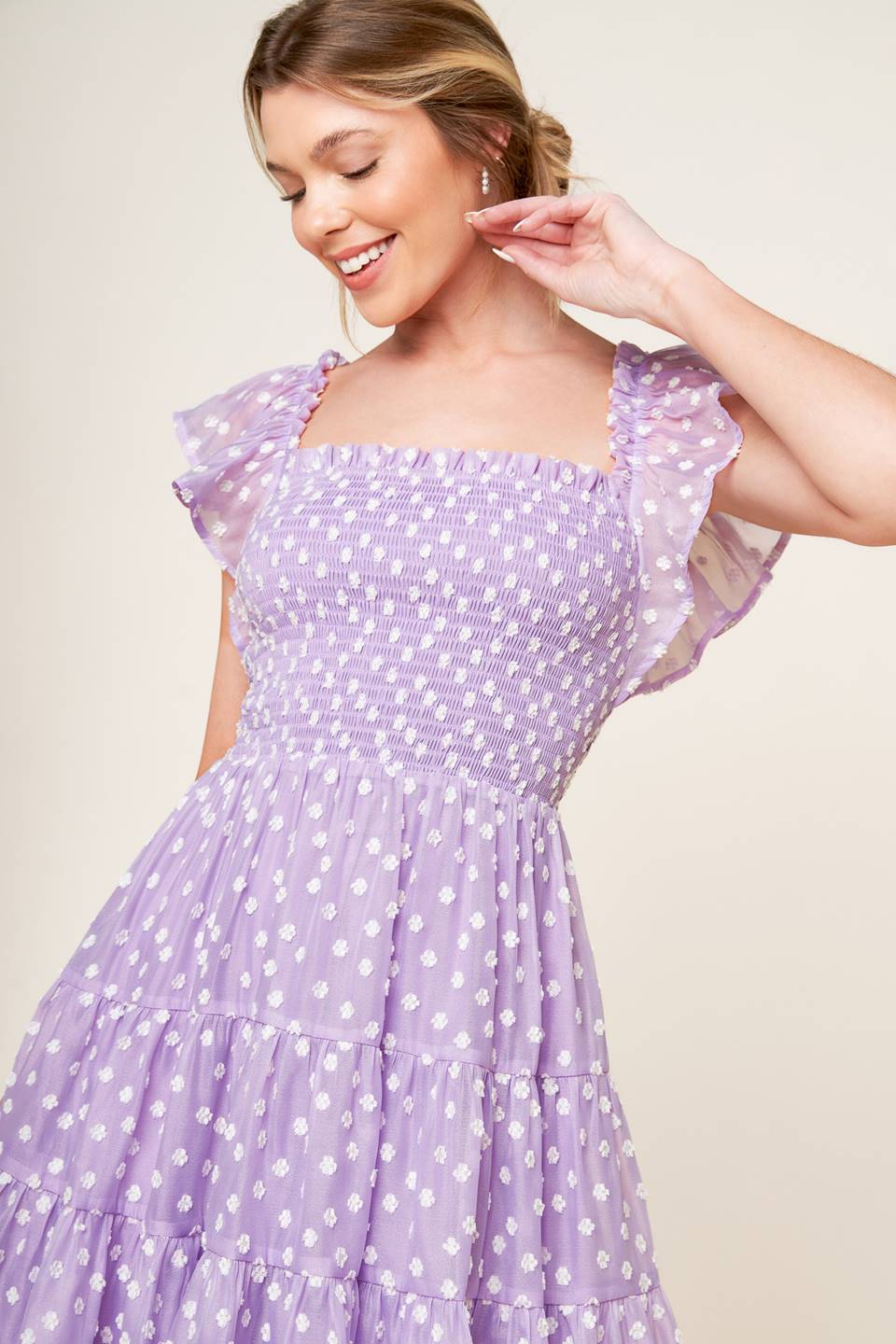 Playfully Posh Woven Mini Dress