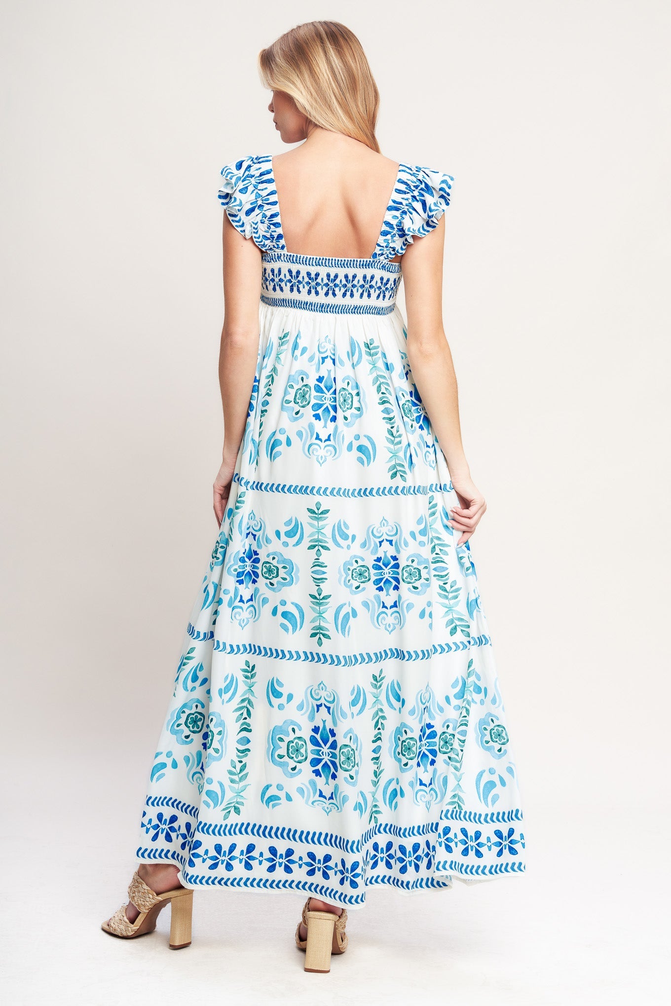 Coastal Woven Maxi Dress