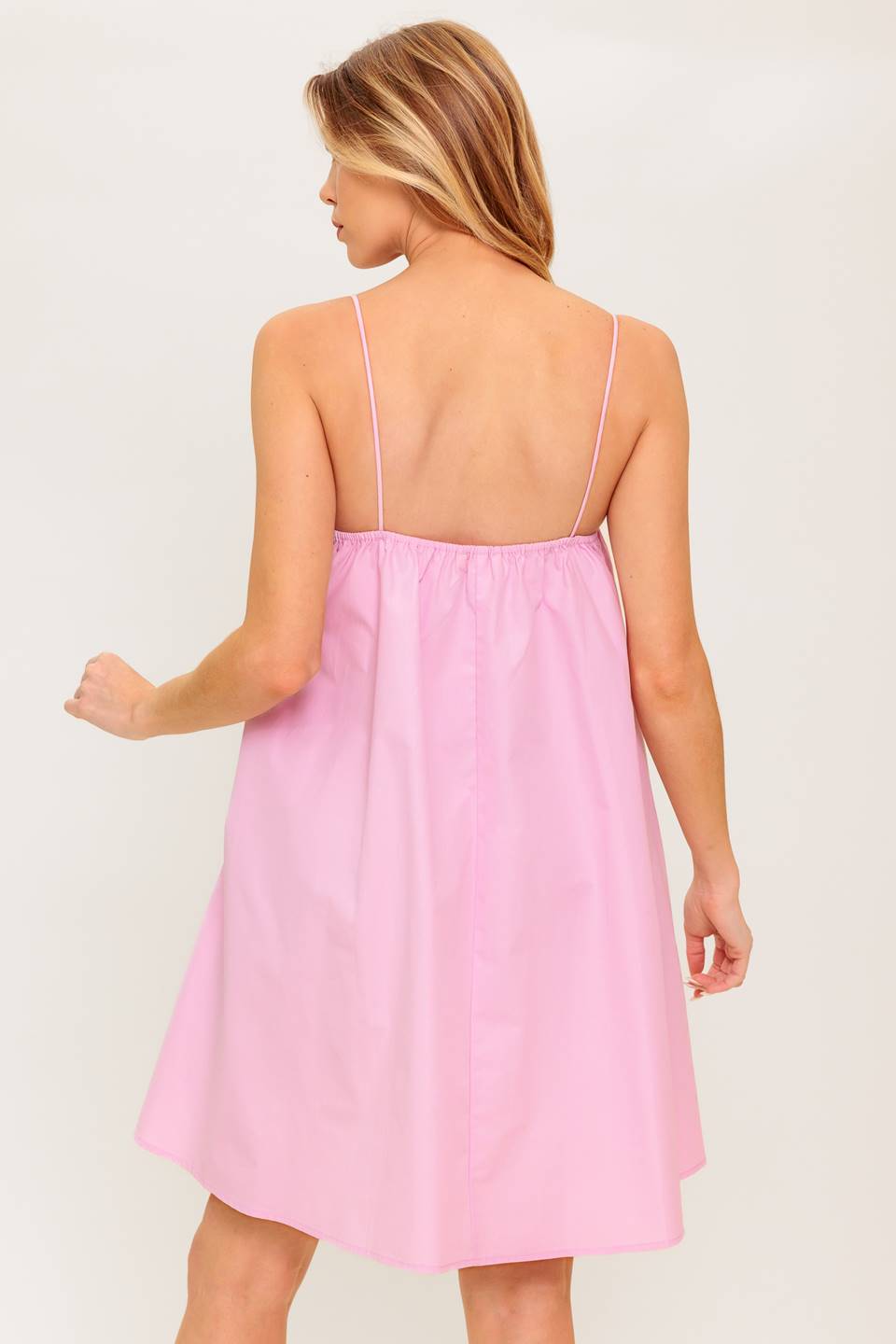 Isla Woven Mini Dress with Bow