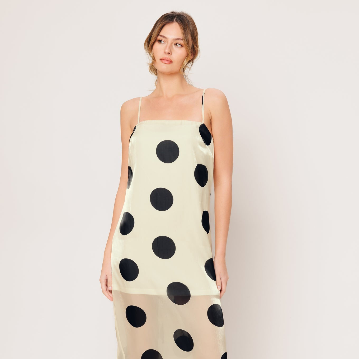 Avant Dot Woven Maxi Dress