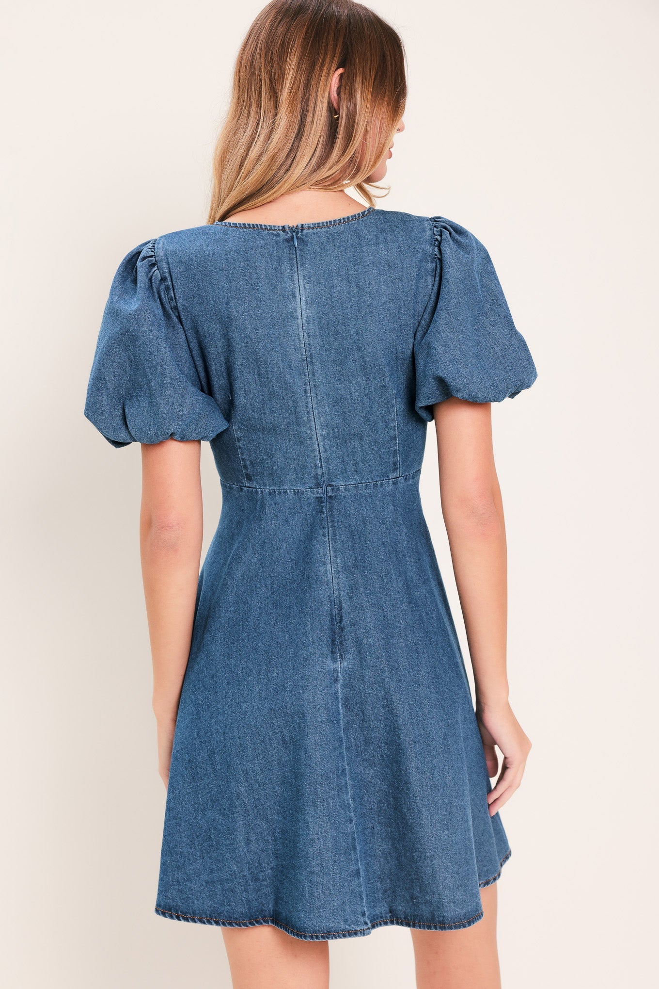 Kaelyn Denim Mini Dress