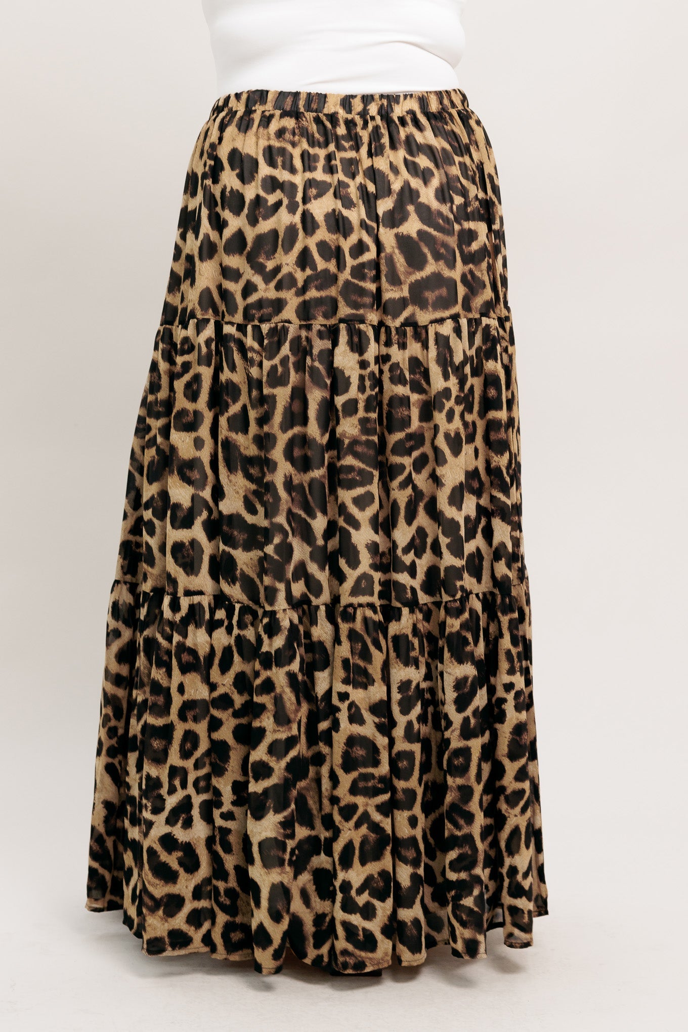 Layla Leopard Maxi Skirt