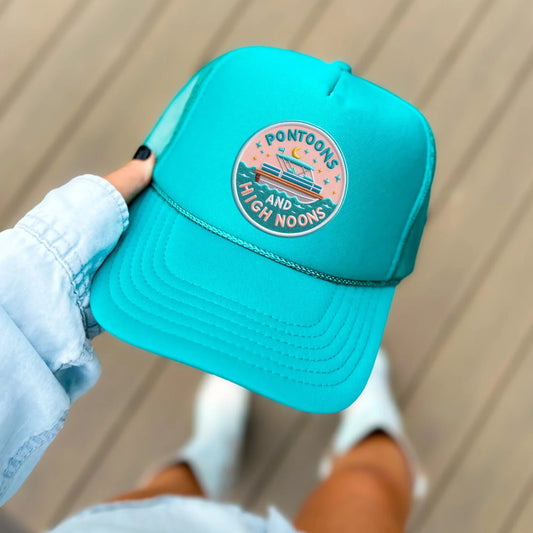 Pontoons and High Noons Trucker Hat