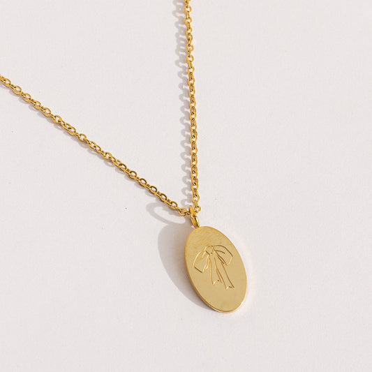 Bow Pendant Necklace
