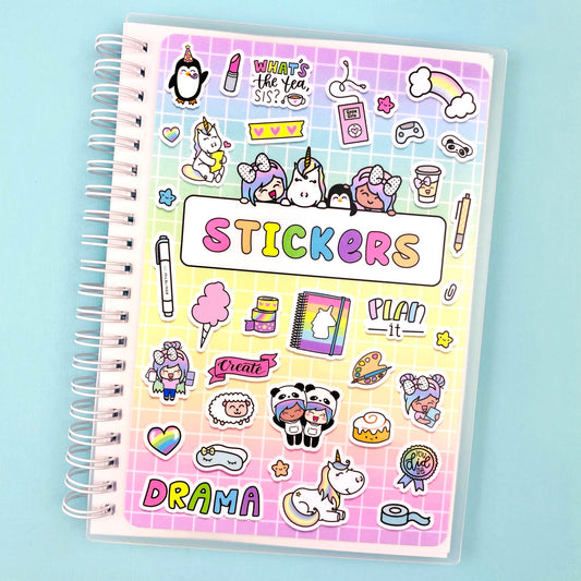 Sticker Collage Reusable Sticker Book