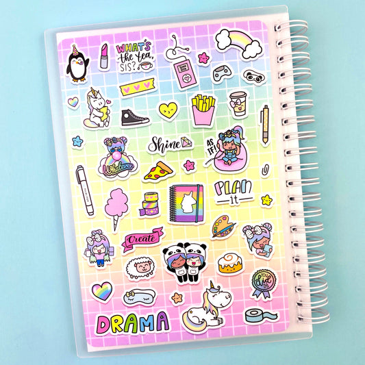 Sticker Collage Reusable Sticker Book