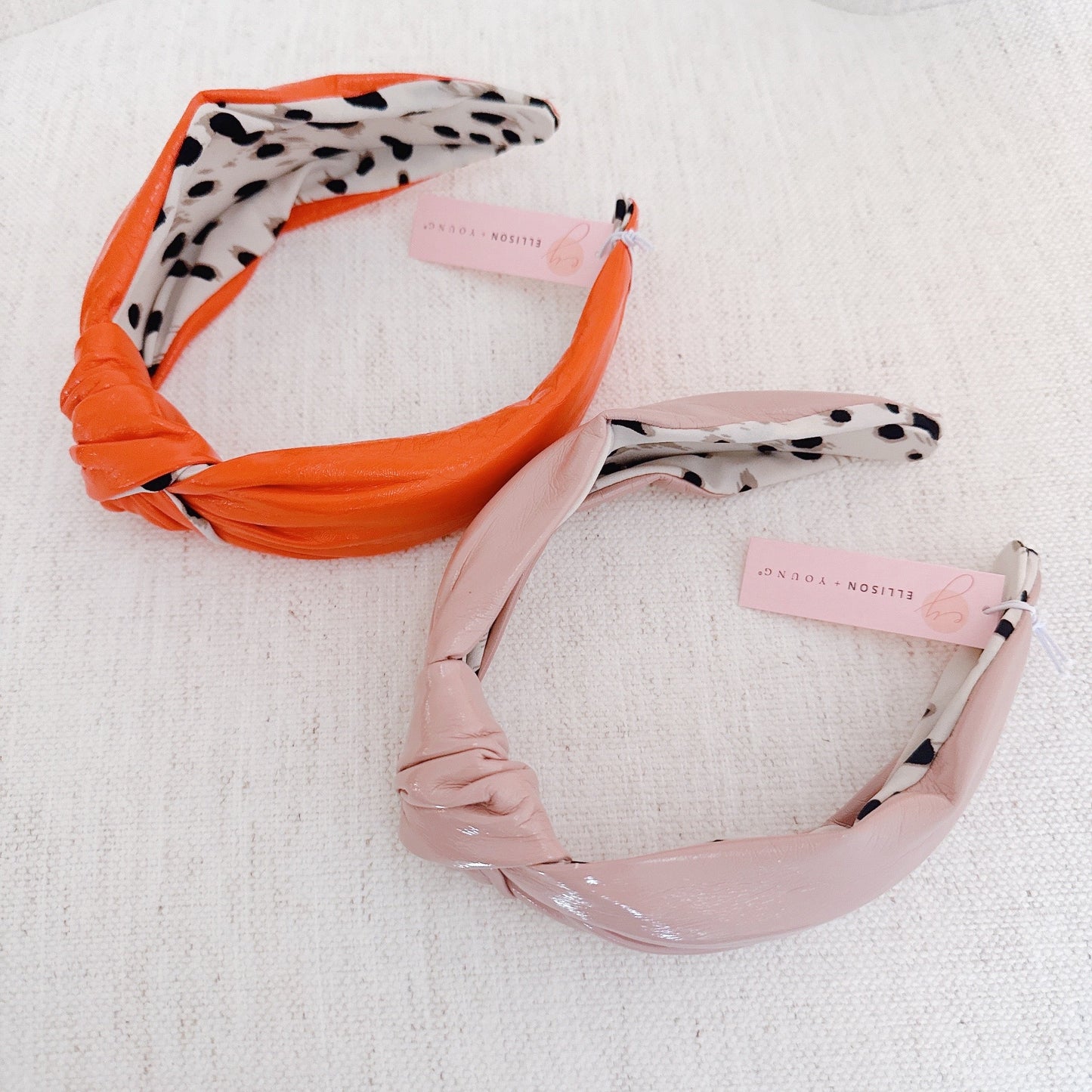 Patent Leather Knotted Headband