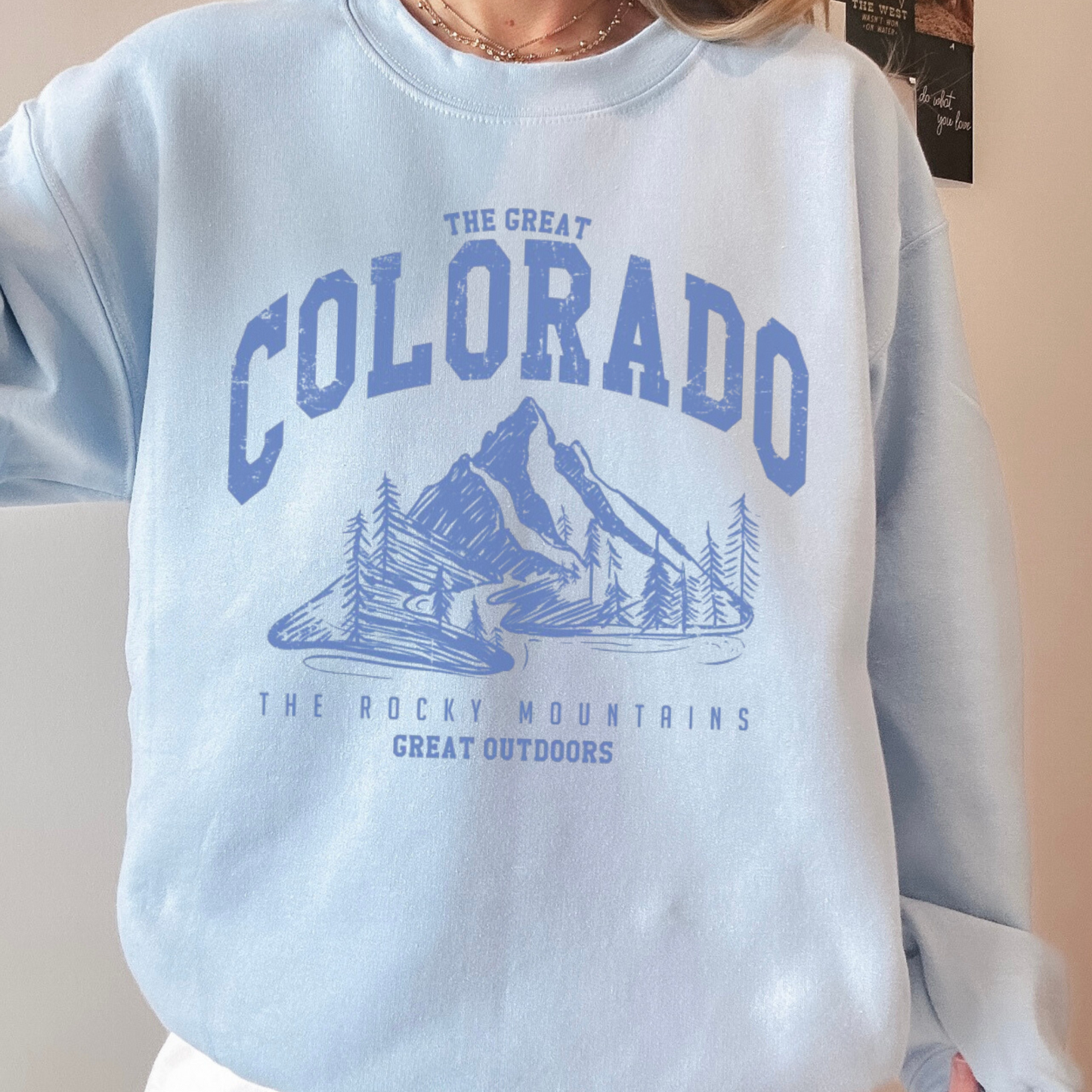 Colorado Rocky Mountains Crewneck Sweatshirt