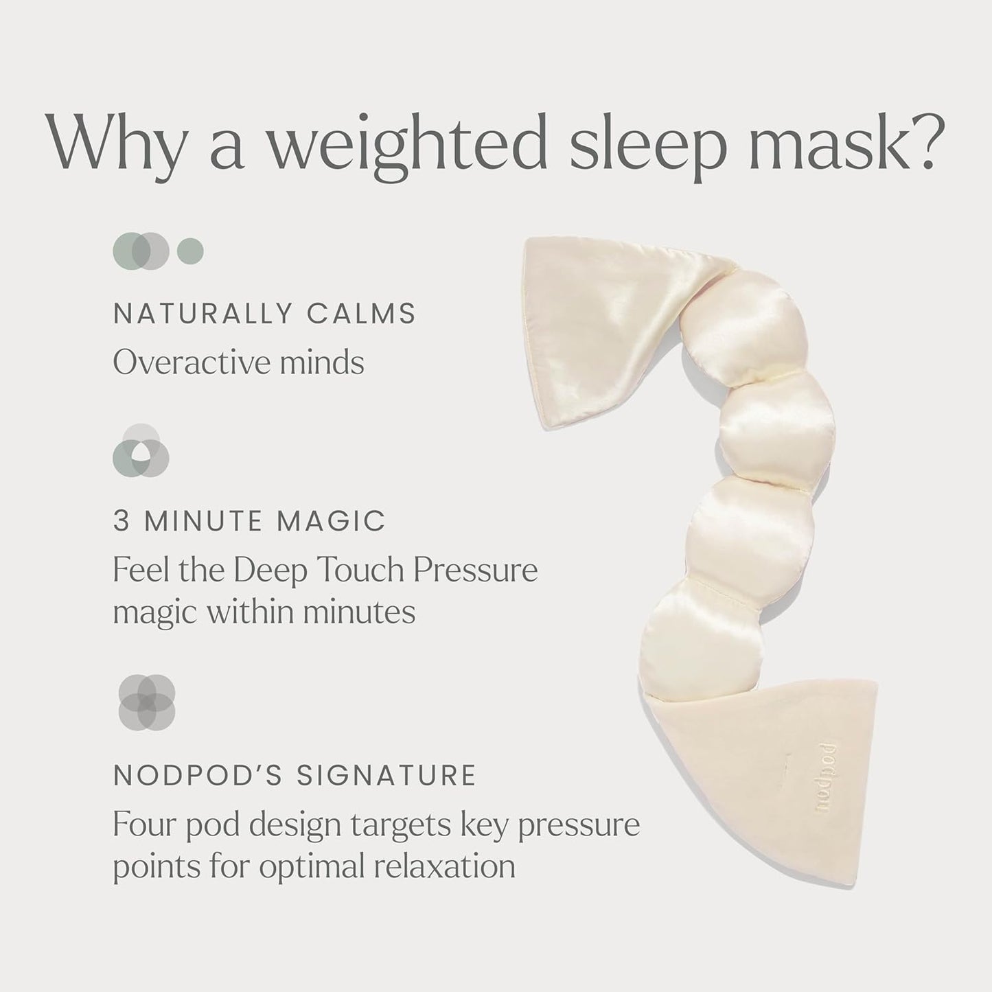Nodpod Sleep Mask in Silk