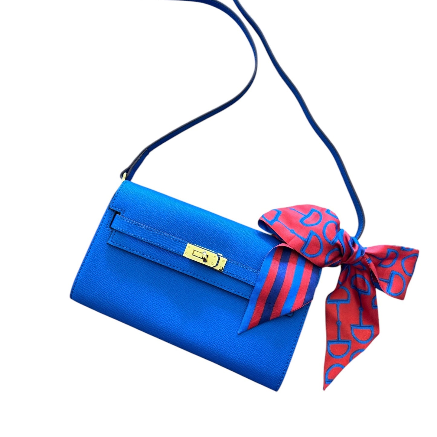 The Gameday Signature Scarf - Red And Royal Blue