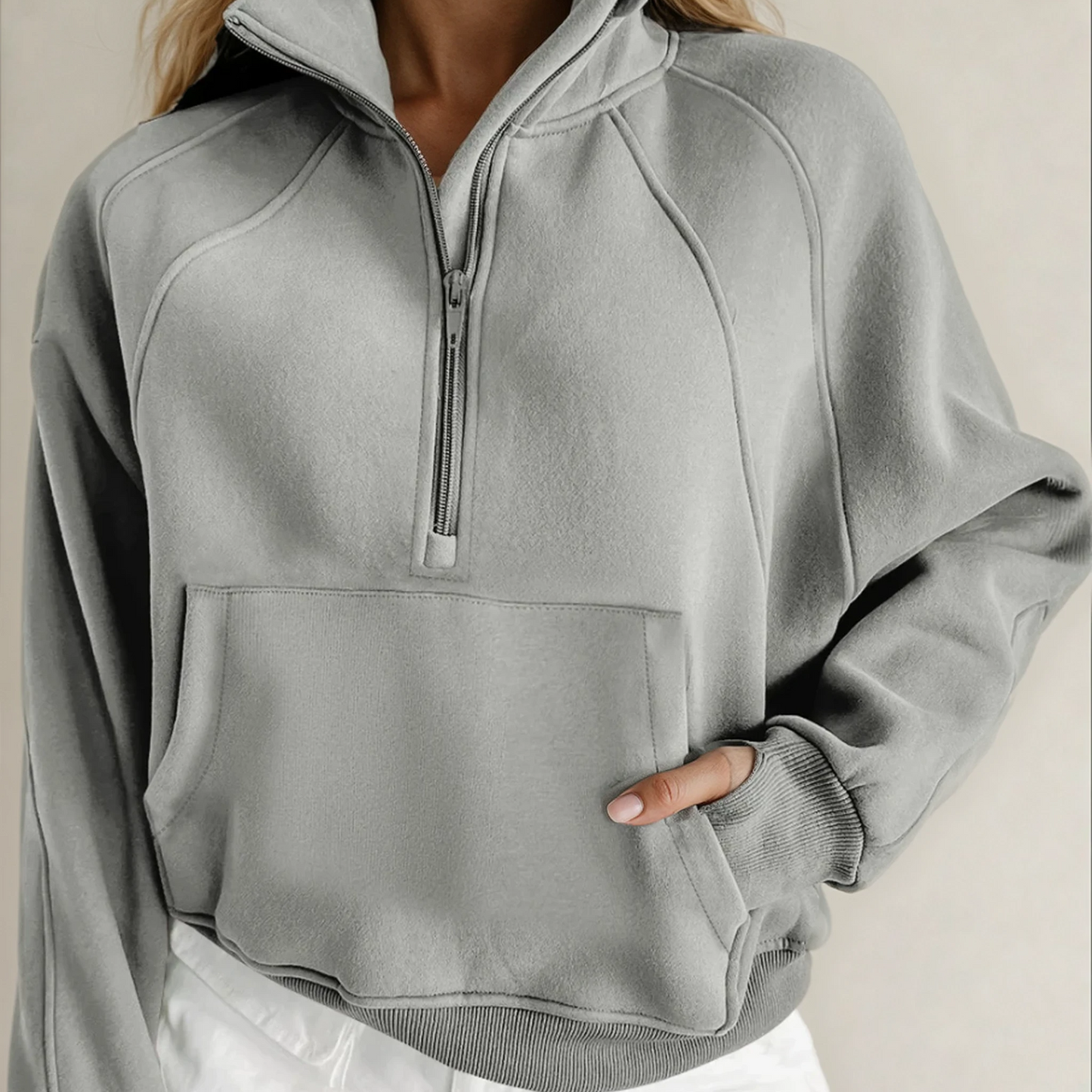 Haven Pullover in Gray