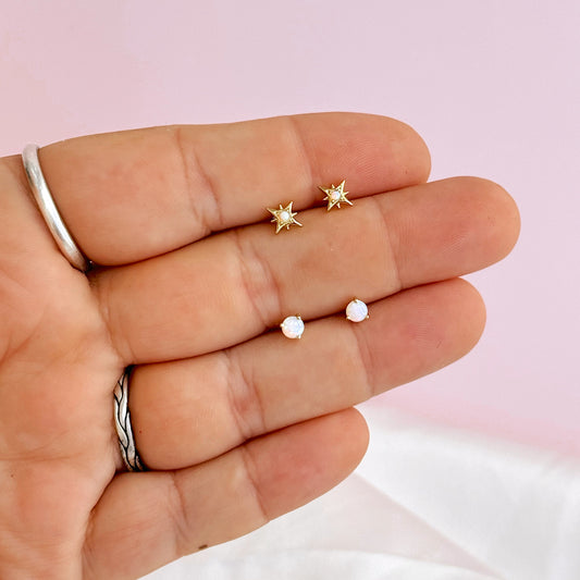 Opalescent Double Stud Pack