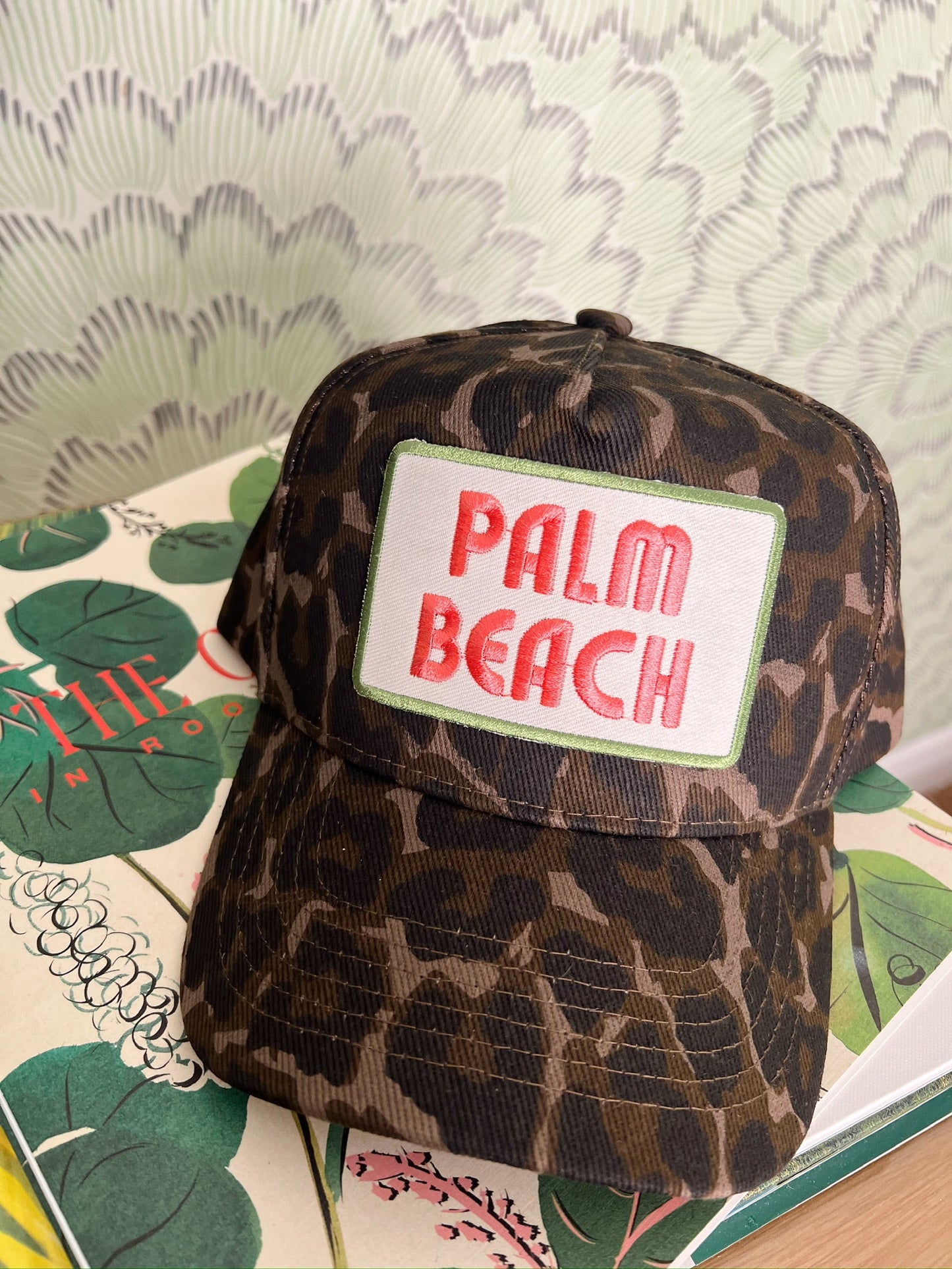 Palm Beach Leopard Trucker Hat