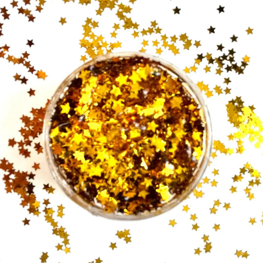 Mini Tinsel Face Glitter- Gold