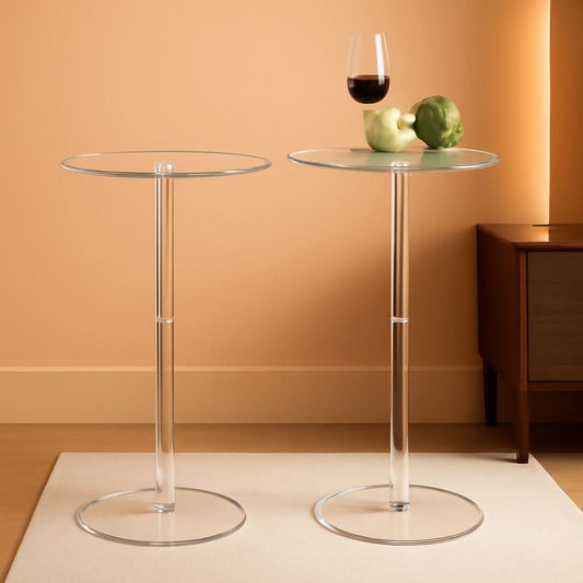 Acrylic Side Tables (2 piece set)