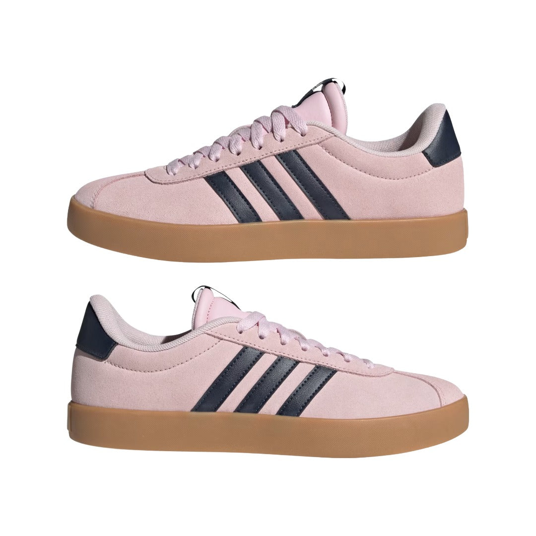 Adidas Women's VL Court 3.0 Shoes - Clear Pink / Legend Ink
