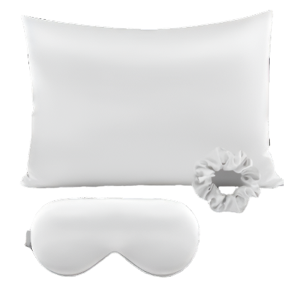 Satin Sleep Set- White