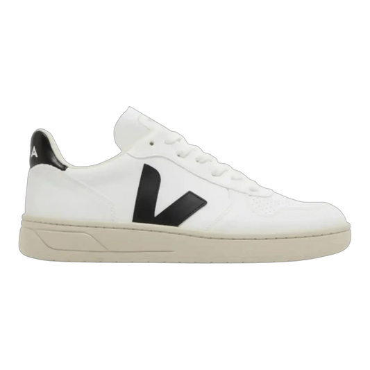 Veja V-10 Women White Black Sneakers