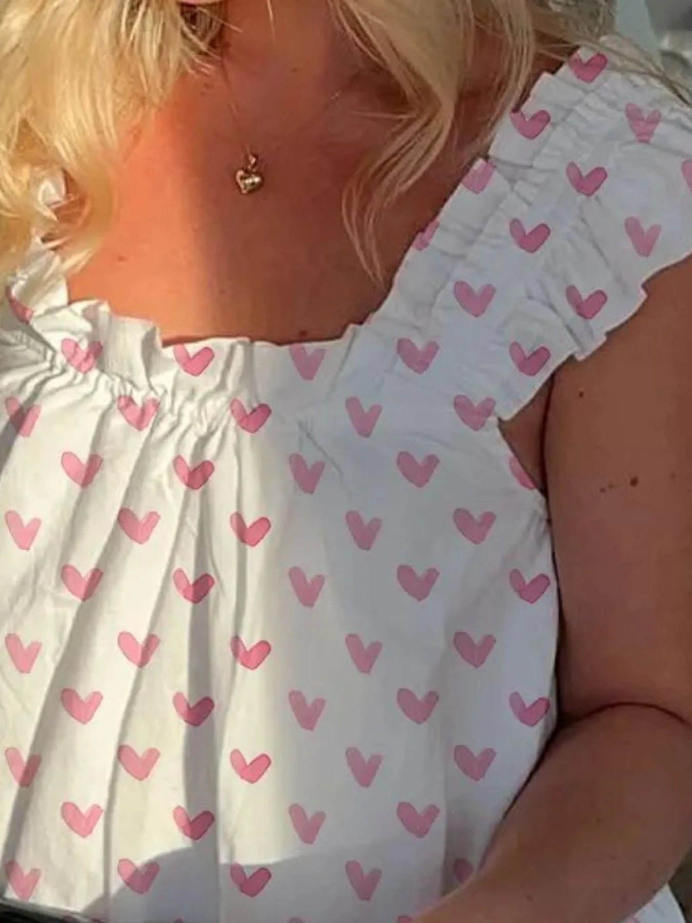 Ruffled Tank and Shorts Set