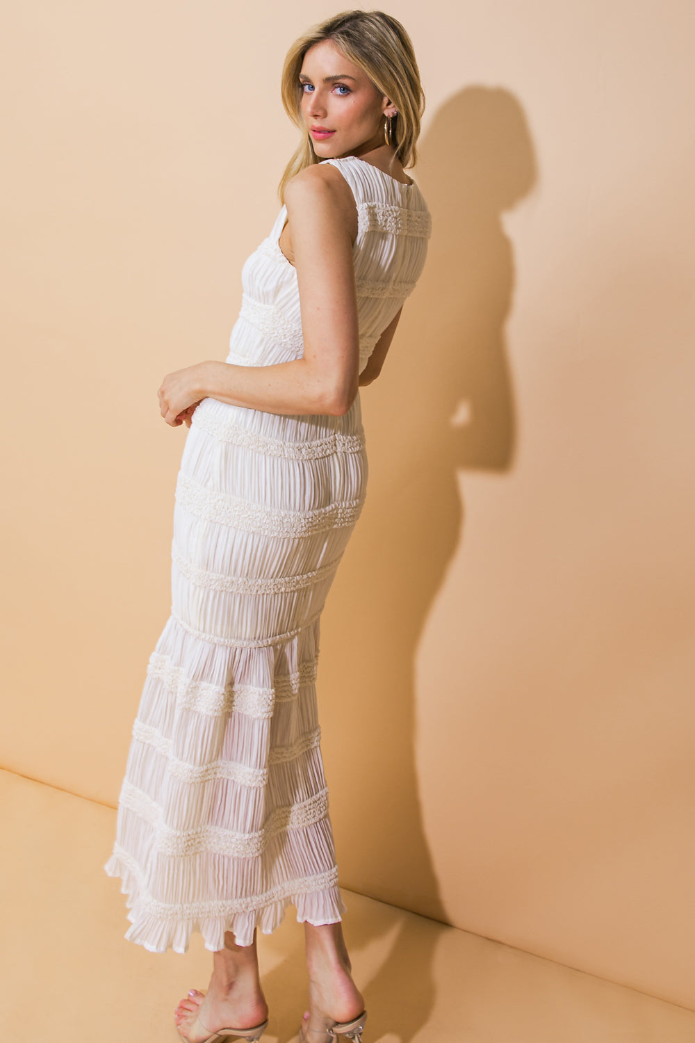 Lara Woven Midi Dress