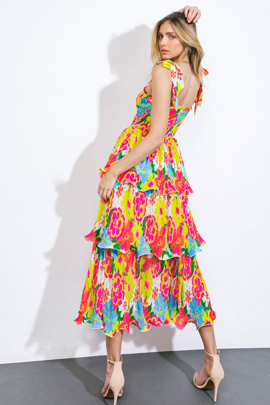 Meadow Woven Midi Dress