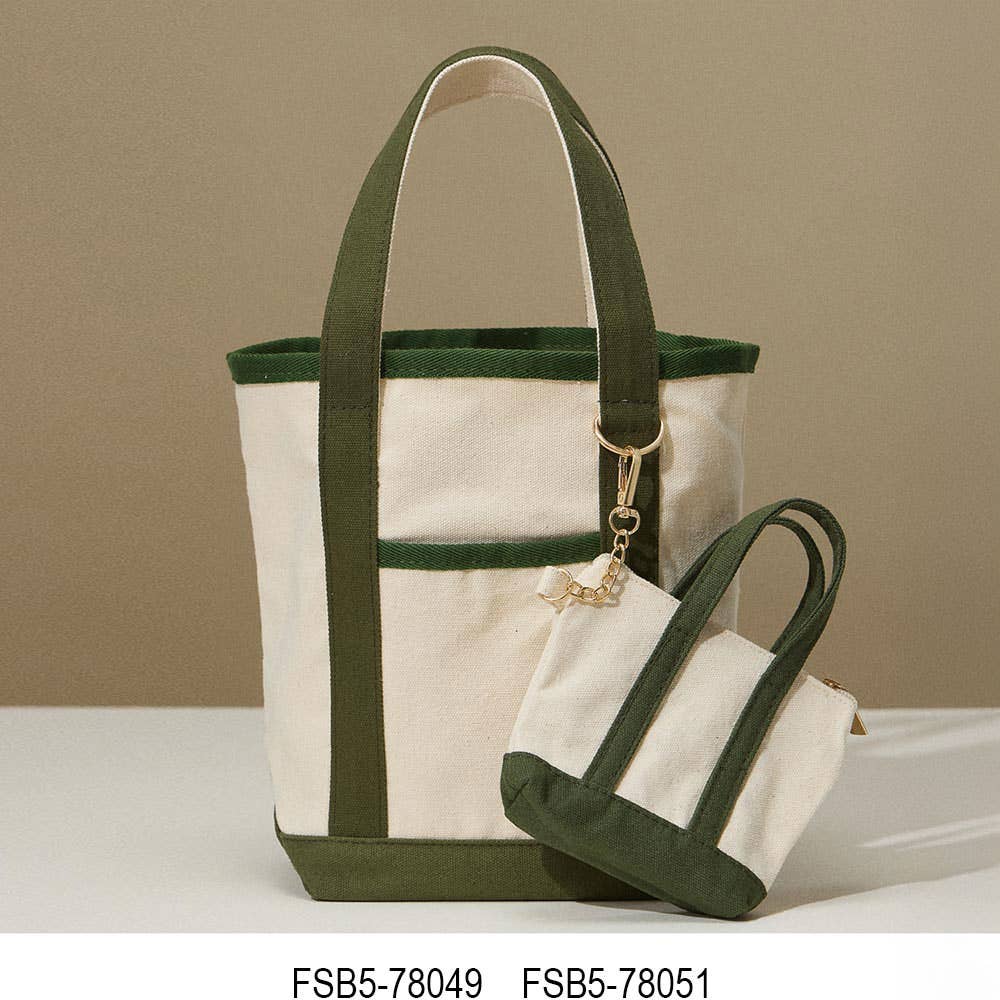 Small Canvas Boat Tote
