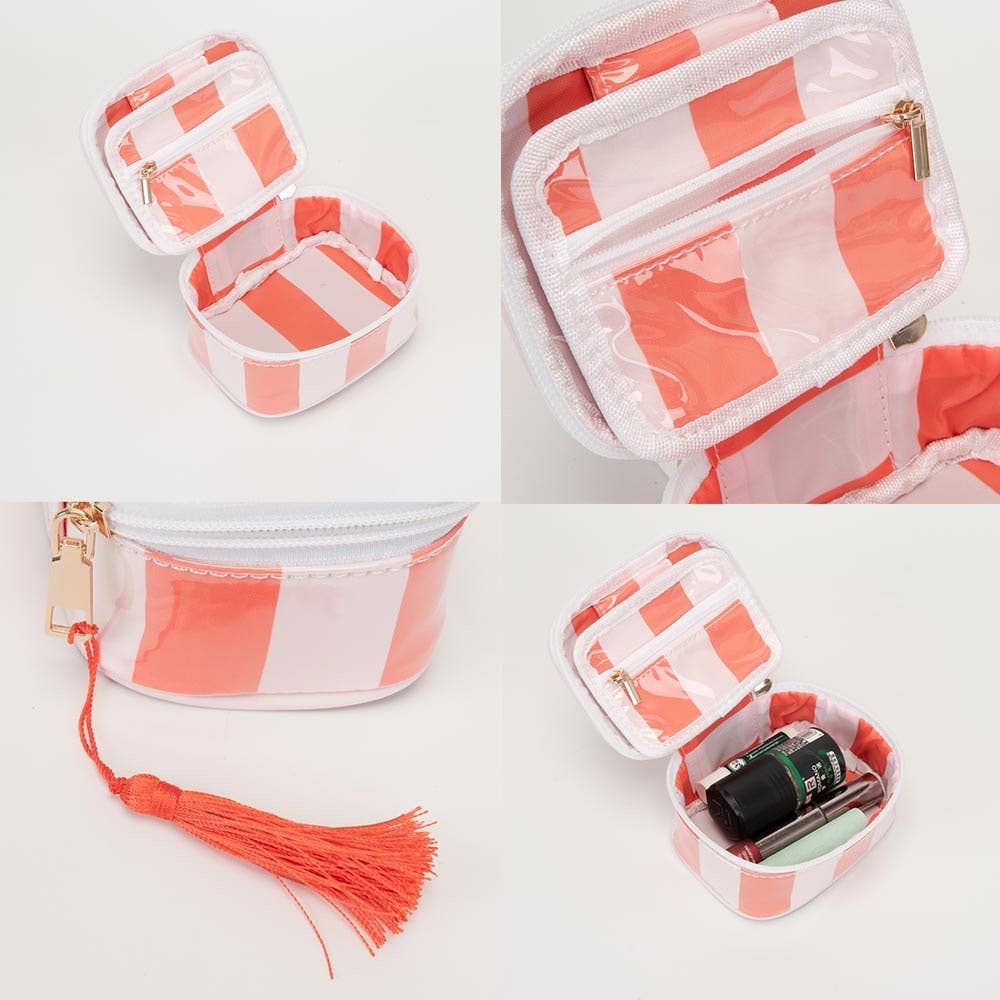 Striped Tassel Jewelry Box