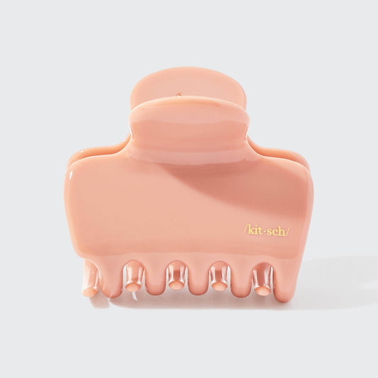 Recycled Plastic Puffy Cloud Clip - Rosewood