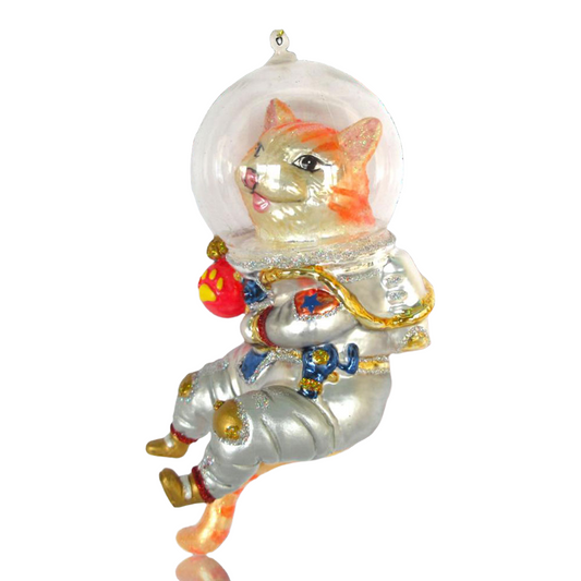 Cat in Space Suit Ornament