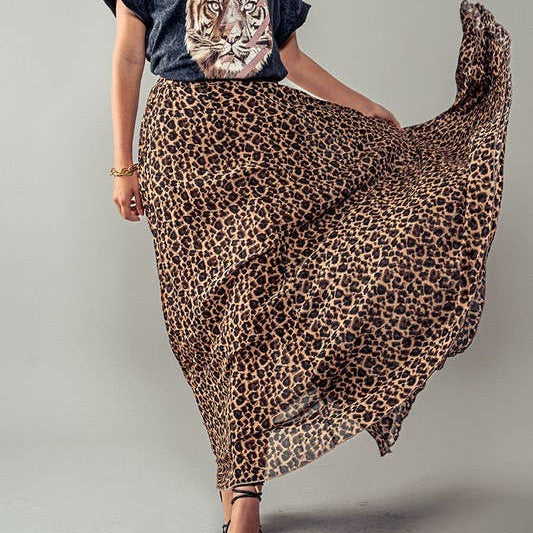 Fierce Flow Leopard Skirt