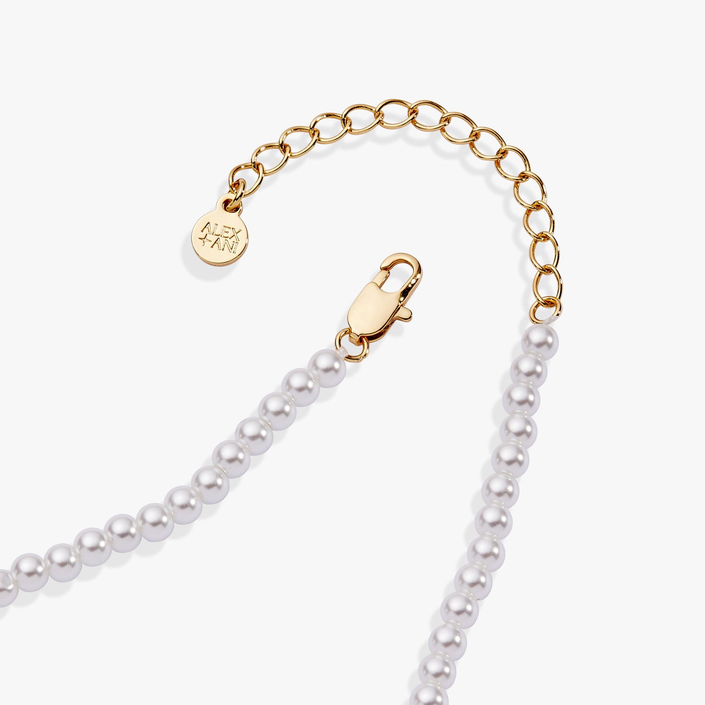 Crystal and Pearl Beaded Necklace