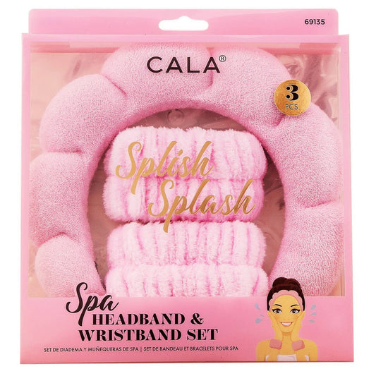 Spa Headband and Wristband Set