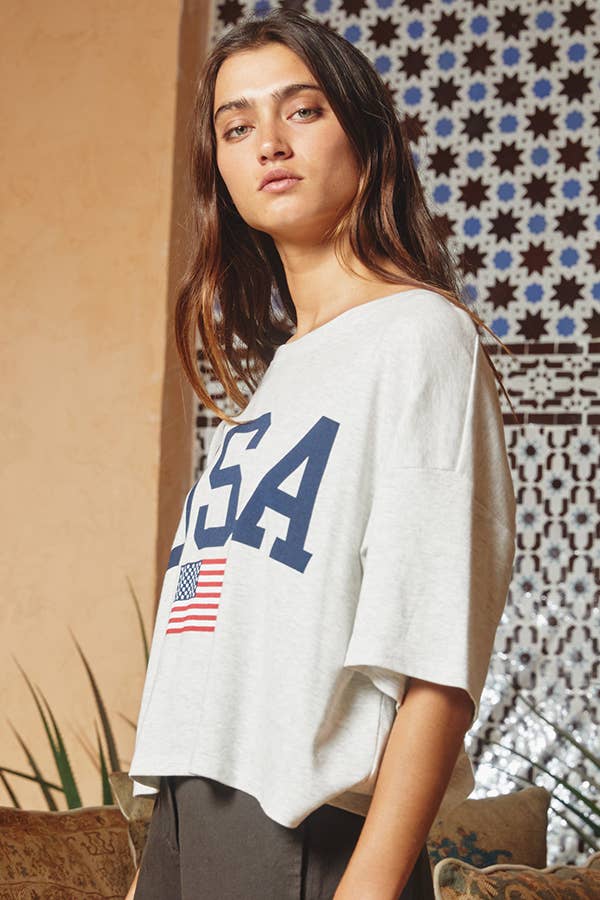 USA Graphic Top