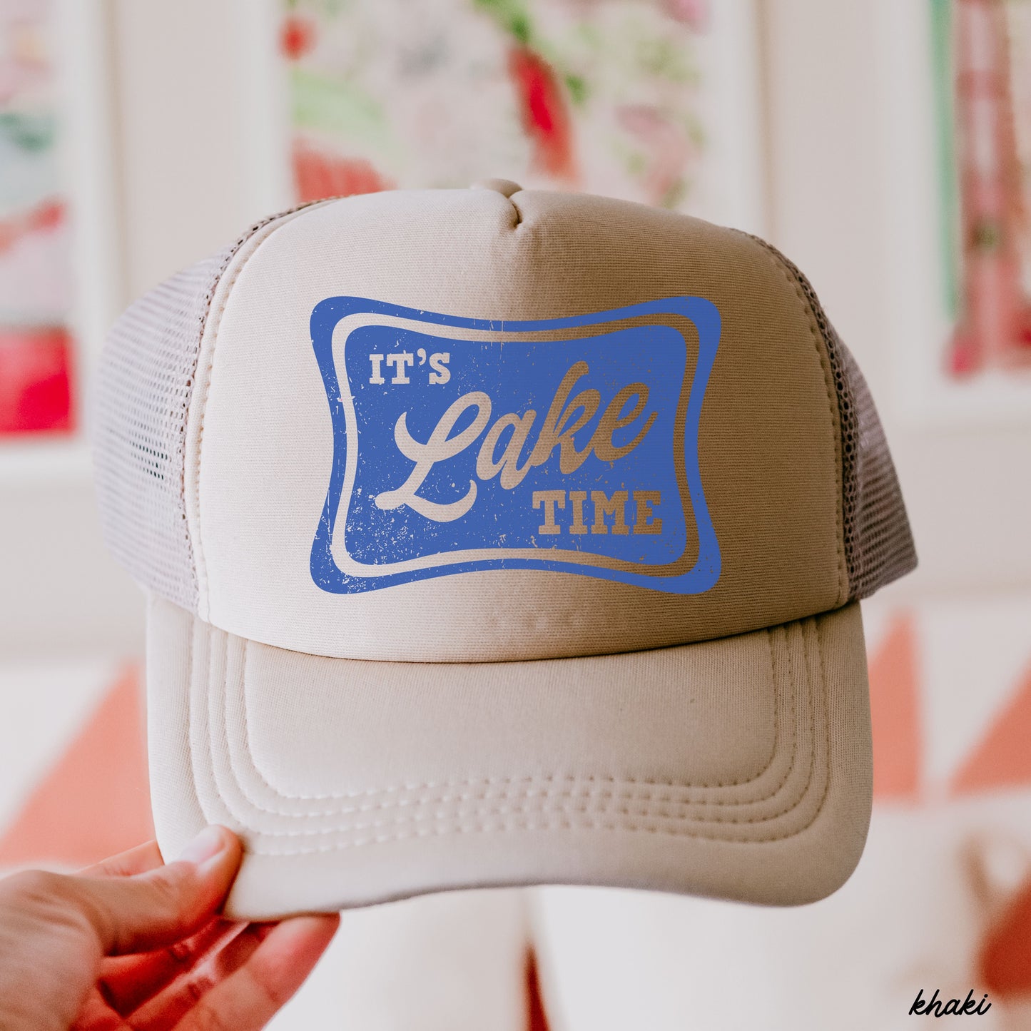 It's Lake Time Trucker Hat