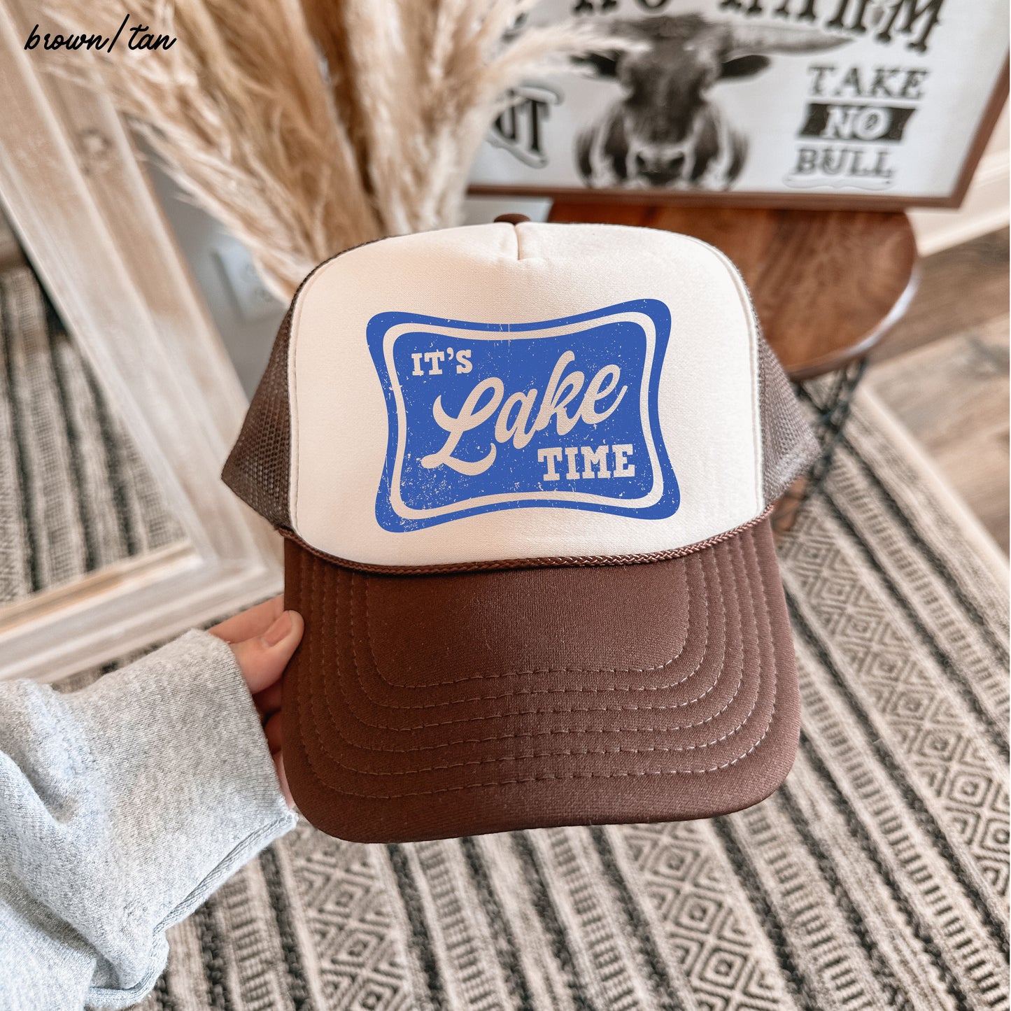 It's Lake Time Trucker Hat